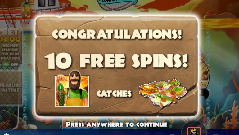 Big Bass Floats My Boat Win Spins